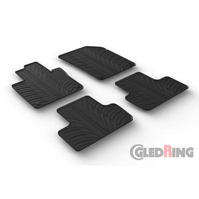 Rubbermatten passend voor Volvo XC60 2017- (T-Design 4-delig) GL0392 Rubbermatten passend voor Volvo XC60 2017- (T-Design 4-delig) GL0392