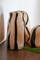 Vaas Home ESPRIT Zwart Crème Kristal Modern 15 x 15 x 29,2 cm - thumbnail