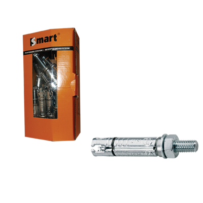 pgb-Europe SMART | Keilbout SMART+ankerstang M10x30x100 Zn | 15 st SM000K001100100E