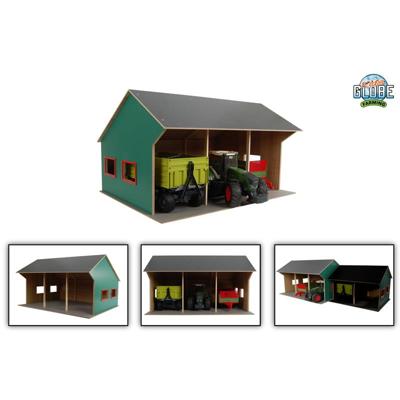 Kids Globe landbouwloods voor 3 voertuigen, 1:16