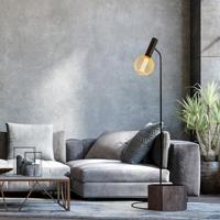 Searchlight Strakke staande lampDulwich - EU35722-1BK - thumbnail