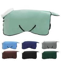 VidaXL Paardendeken volledig donkergroen 115 cm polar fleece - thumbnail