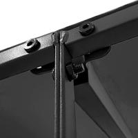 Luifel 4x3 m 180 g/m stof en staal antracietkleurig - thumbnail