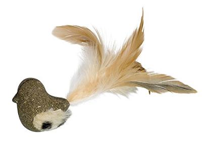 Nobby Catnip Vogel met pluche en veren 5 cm / 17 cm