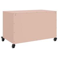 Tv-meubel 68x39x43,5 cm staal roze - thumbnail