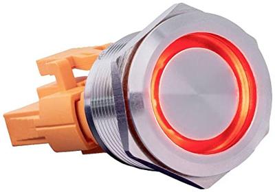 Joy-it Button22C-02 Schakelaar 240 V 15 A Continu Rood (Ø x l) 24.8 mm x 34.50 mm IP67, IK10 1 stuk(s)