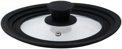 Alpina Glazen Deksel met Siliconen Rand 16/18/20 cm