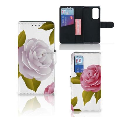 Huawei P40 Hoesje Roses Huawei P40 Hoesje Roses