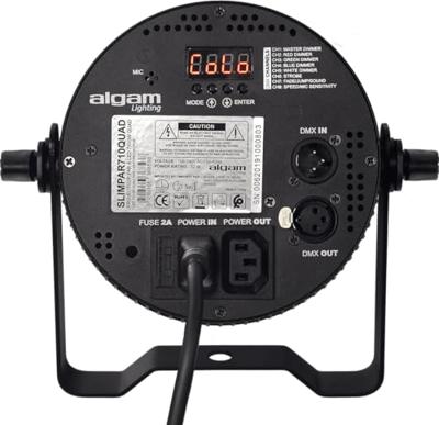 Algam Lighting Slimpar 710 QUAD LED-par 7x 10W RGBW Algam Lighting Slimpar 710 QUAD LED-par 7x 10W RGBW