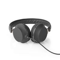 Nedis FSHP100AT Bedrade Koptelefoon Met Geweven Stof Bekleed On-ear Audiokabel 1,2 M Antraciet / Zwart - thumbnail