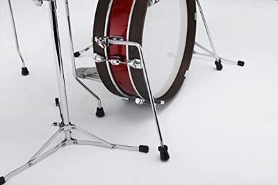 Tama LJK48P-BRM Club-JAM Pancake 4-delige ketelset Burnt Red Mist