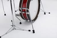 Tama LJK48P-BRM Club-JAM Pancake 4-delige ketelset Burnt Red Mist - thumbnail