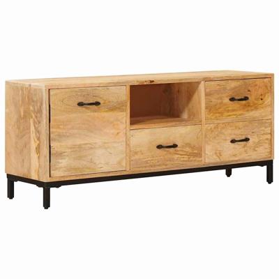 Tv-meubels met lade Bruin 110 x 30 x 46 cm Massief Mango Hout