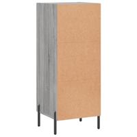 Dressoir 34,5x34x90 cm bewerkt hout grijs sonoma eikenkleurig - thumbnail