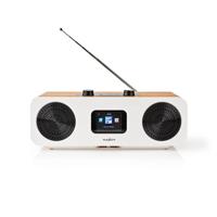 Internetradio | Tafelmodel | Bluetooth® / Wi-Fi | DAB+ / FM / Internet | 2.4 " | Kleurenscherm | 34 W | Afstandbestuurbaar | App-gestuurd | Wekker | Bruin / Wit - thumbnail