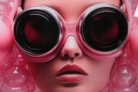 Schilderij Home ESPRIT Roze Bedrukt 120 x 4 x 120 cm - thumbnail