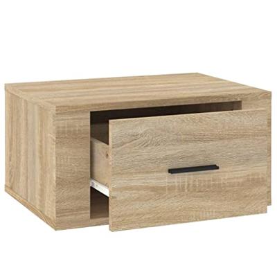 Nachtkastjes 2 st wandgemonteerd 50x36x25 cm sonoma eikenkleur