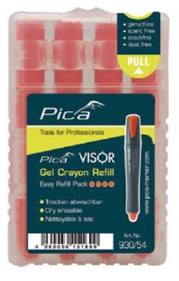 Pica 930/54 VISOR Boardmarker Navulling oranje, 4st.