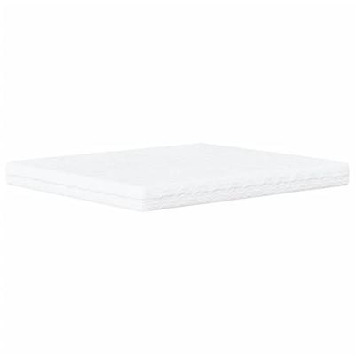 Bed met matras fluweel lichtgrijs 160x200 cm