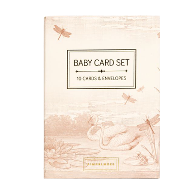 Pimpelmees Wenskaarten Baby 10 kaarten met envelop