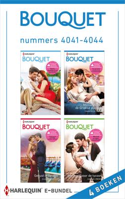 Bouquet e-bundel nummers 4041 - 4044 - Heidi Rice, Chantelle Shaw, Clare Connelly, Caitlin Crews - ebook