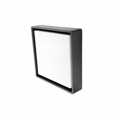 LED buitenlamp grafiet SG Frame Square Maxi 3000K bewegingssensor en noodverllichting