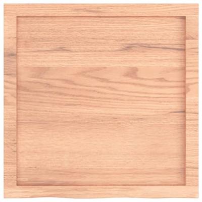 VidaXL Wastafelblad 60x60x(2-4) cm behandeld massief hout lichtbruin VidaXL Wastafelblad 60x60x(2-4) cm behandeld massief hout lichtbruin