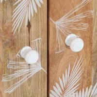 Dressoir 60x33,5x75 cm massief mangohout - thumbnail