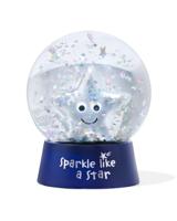 HEMA Sneeuwbol 9.5cm ster (blauw) - thumbnail