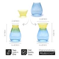 Peleg Design Twotone Vaas - Blauw - thumbnail
