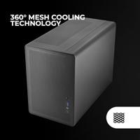 Mars Gaming MC-XPRO Mini Tower Zwart - thumbnail