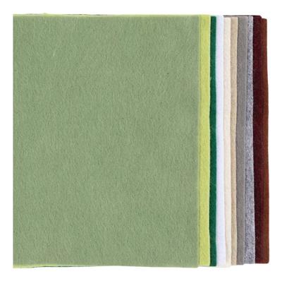Creativ Company Hobbyvilt a4 dikte 2mm naturel kleuren - 10st.