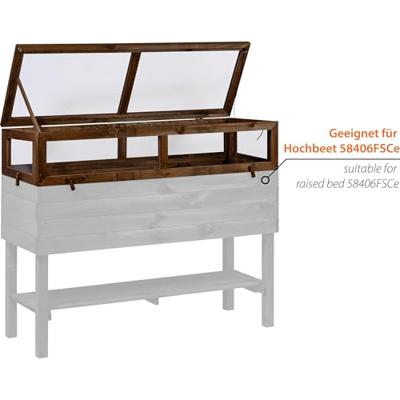 dobar Broeikasopzet voor kweekbak (117x40x24,5cm) - thumbnail