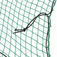 VidaXL Aanhangwagennet elastisch touw 4x2 m polypropeen groen - thumbnail