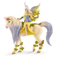 Schleich - Fairy zal zijn met de bloem eenhoorn - 70565 - thumbnail