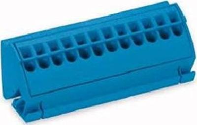 WAGO 812-104 Aansluitblok Blauw 10 stuk(s)