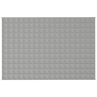 VidaXL Verzwaringsdeken 122x183 cm 5 kg stof grijs