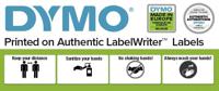 DYMO S0722540 Rol met etiketten 57 x 32 mm Papier Wit 1000 stuk(s) Permanent hechtend Universele etiketten - thumbnail