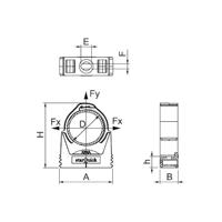 OBO Bettermann 2146320 Buisklem Grijs 1 stuk(s) - thumbnail