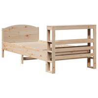 Bedframe zonder matras massief grenenhout 75x190 cm - thumbnail