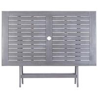 Tuintafel inklapbaar 120x70x75 cm massief acaciahout - thumbnail