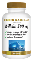 Golden Naturals Krillolie 500mg Capsules - thumbnail
