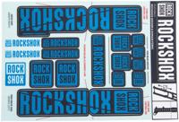 ROCKSHOX decor set decal set blue - thumbnail