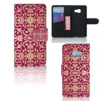 Wallet Case Samsung Galaxy A3 2017 Barok Pink - thumbnail