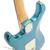 Vintage V6CAB Reissued Candy Apple Blue elektrische gitaar - thumbnail