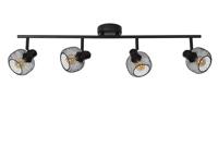 Lucide MAREN - Plafondspot - 4xE14 - Zwart - thumbnail