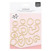 Vaessen Creative • snij- en embossingmallen panterprint 12st. - thumbnail