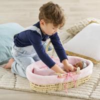 Corolle gevlochten mandenset set voor babypop - pluche - thumbnail