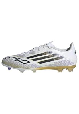 adidas F50 League Gras / Kunstgras Voetbalschoenen (MG) Wit Zwart Goud adidas F50 League Gras / Kunstgras Voetbalschoenen (MG) Wit Zwart Goud