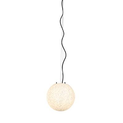QAZQA Moderne buiten hanglamp grijs 25 cm IP65 - Nura